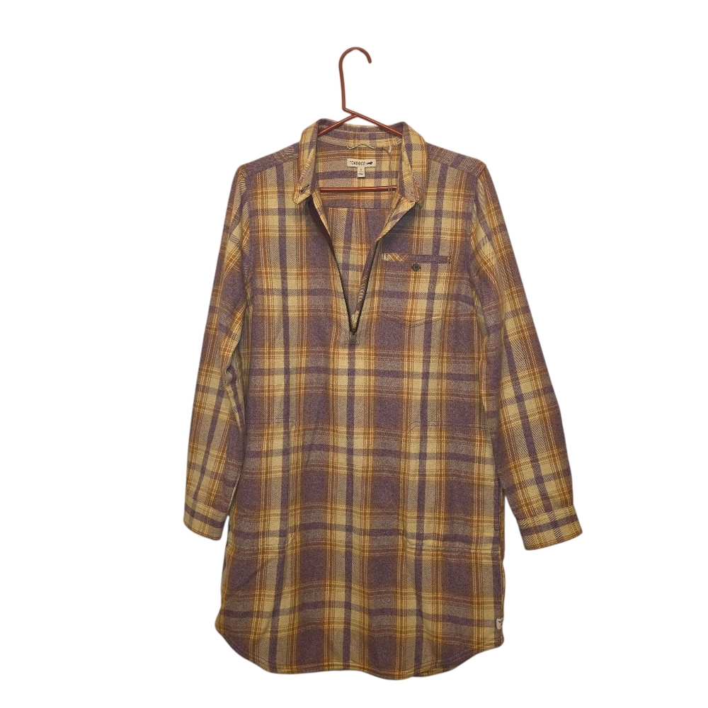 Toad&Co Paltitude Heavyweight Flannel Long Sleeve Dress
